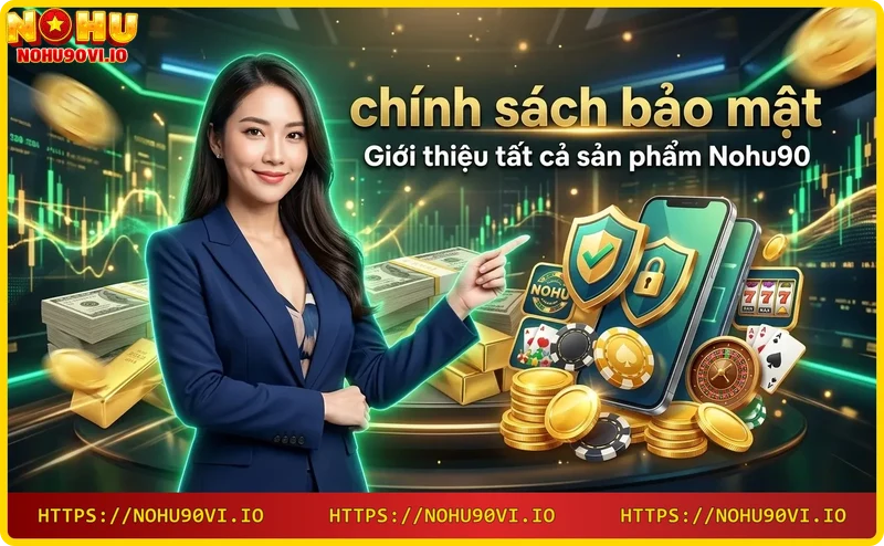 Các biểu tượng sản phẩm của Nohu90: cá cược thể thao, casino trực tuyến, slot game, xổ số, game bài