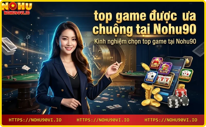 Các thể loại game hot tại Nohu90 - nổ hũ, bài, casino, bắn cá, mini game